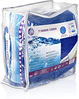 Gre CV450 - Cobertor de Verano para Piscina Redonda de entre 450 y 460 cm de Diametro- Color Azul