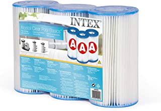 Intex 29003 - Pack 3 cartuchos tipo A- altura 20-2 cm- diametro 10-8-5 cm