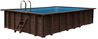 Piscina Summer Oasis- Jardin Piscina de y 96188- madera- rectangular piscina- 6-00 x 4-19 x 1-31 M- Bomba- Pool Escalera- Skimmer
